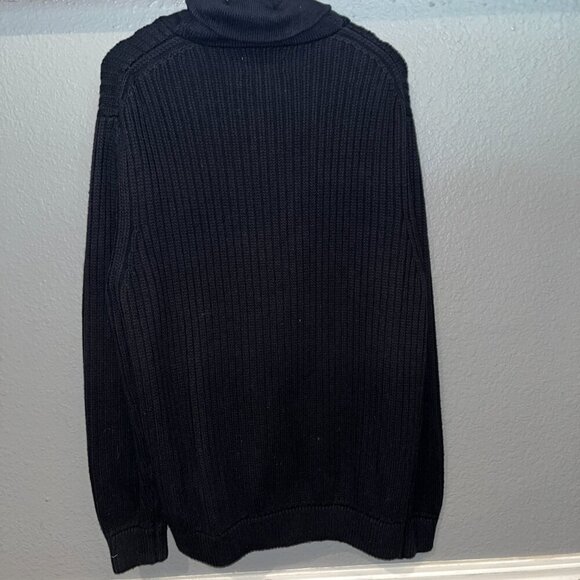 DULUTH HIGH NECK INFANTRY SWEATER - CHUNKY KNIT SHAWL COLLAR WOOL BLEND  XL TALL - Picture 5 of 10